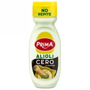 Alioli Suave Prima sin Gluten Envase 260 Ml.