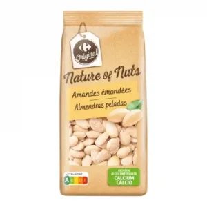 Almendras Crudas sin Piel Original Carrefour 200 G.