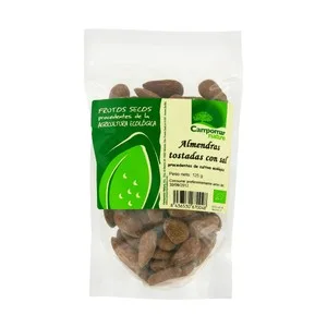 Campomar Nature Almendras Tostadas con Sal Ecológicas 125 G.