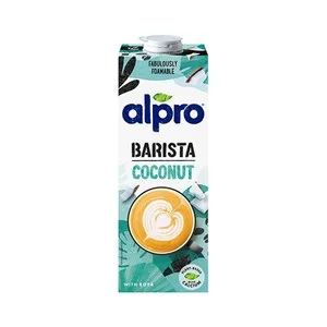 Alpro Barista Bebida Vegetal de Coco y Soja, Especial para el Café 1 L. 1000 ML
