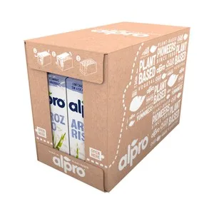 Alpro Bebida de Arroz 100% Vegetal y sin Azúcares Añadidos  8 X 1 L. 8000 ML