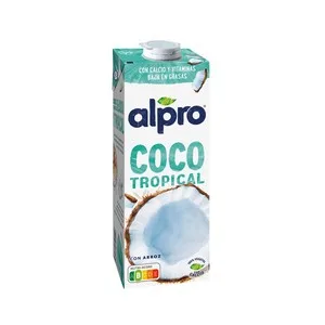 Alpro Bebida de Coco con Arroz 100% Vegetal y sin Azúcares Añadidos  1 L. 1000 ML