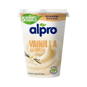 Alpro Especialidad de Soja, con Fermentos Naturales y Sabor a Vainilla  400 G.