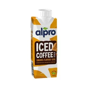 Alpro Iced Bebida de Almendras con Café Arábica de Etiopia y Sabor a Caramelo 250 Ml.