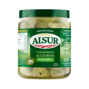 Alsur Alcachofa Frasco 18-22 190 G.