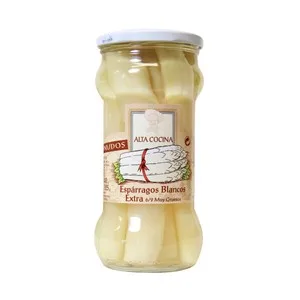 Alta Cocina Espárragos Blancos 6/9 Piezas Frasco de 325 G.