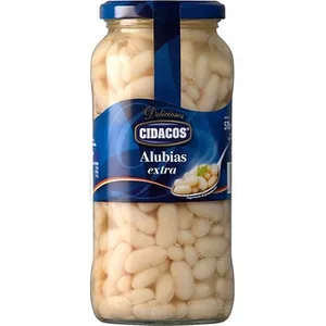 Alubia Blanca Cocida Extra al Natural Cidacos