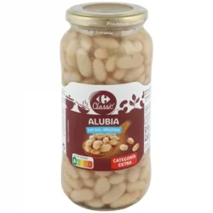 Alubia Cocida Categoría Extra Classic Carrefour sin Sal Añadida 400 G.