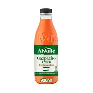 Alvalle Gazpacho Andaluz Elaborado con Hortalizas Frescas del Sur 900 Ml.