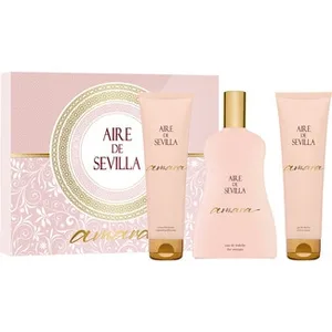 Amara Estuche con Eau de Toilette Femenina 100 Ml + Gel de Ducha 100 Ml + Crema Hidratante Corporal 100 Ml Aire de Sevilla