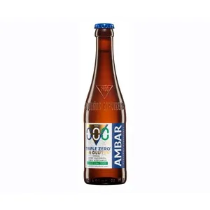 Ambar Cervezas sin Alcohol (0,0% Vol.), sin Gluten Ambar Botella de 33 Cl. 330 ML