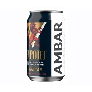 Ambar Export Cerveza Tostada Lata de 33 Cl. 330 ML
