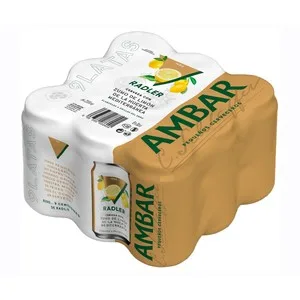Ambar Radler Cerveza y Limón  Pack 9 Uds. X 33 Cl. 2970 ML
