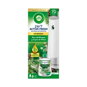 AIR Wick Ambientador Active Fresh Aparato + Recambio con Aroma Pino y Copos 228ml