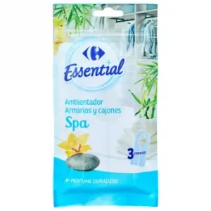 Ambientador Armarios y Cajones Spa Carrefour Essential 3 Ud.
