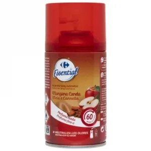 Ambientador Automático Manzana Canela Recambio Essential Carrefour 1 Ud.