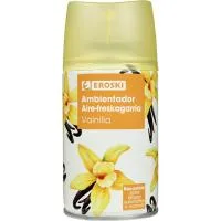 Ambientador Automático Vainilla Eroski, Recambio 250 Ml