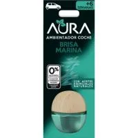 Ambientador Coche Brisa Marina Aura, Pack 1 Ud.