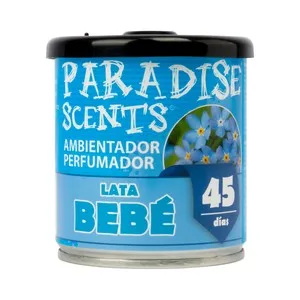 Ambientador Coche en Gel con Aroma Bebé, Paradise Scents. 100 G