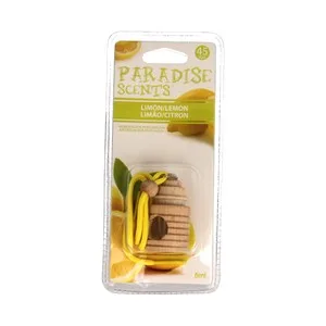 Ambientador de Coche con Perfumador de Madera para Colgar con Olor a Limón, Rolmovil.