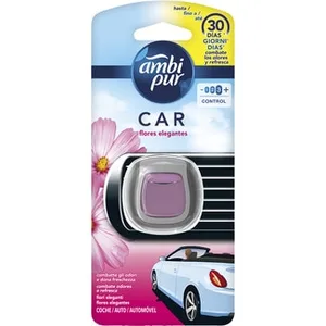 Ambientador de Coche Desechable Flores Elegantes Ambipur CAR