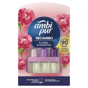Ambientador Eléctrico Flores Elegantes 3volution Recambio Ambi Pur 1 Ud.