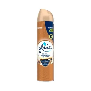 Glade Ambientador en Spray con Fragancia a Madera de Sandalo y Jazmín 300 Ml.