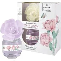 Ambientador Flor Perfumada Rosa Ambar, 1 Ud
