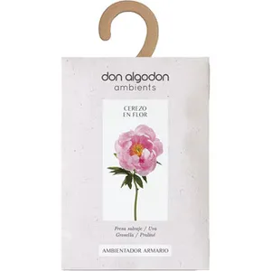 Ambientador Perfumador de Armario Flor de Cerezo  DON Algodon 1 Unidad