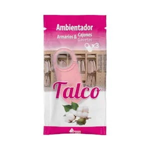 Ambientador Talco Armarios y Cajones Bosque Verde 1 UD
