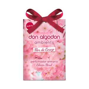 DON Algodón Ambients Ambientador Perfumador de Armario con Aroma a Flor de Cereza.