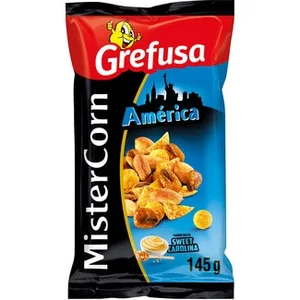 América Cóctel de Frutos Secos Sabor a Salsa Sweet Carolina Grefusa Mister Corn