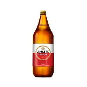 Amstel 100% Malta Cerveza Pilsener Botella de 1 L. 1000 ML