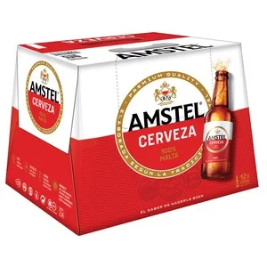 Amstel 100 % Malta Cervezas 12 X 25 Cl. 3000 ML