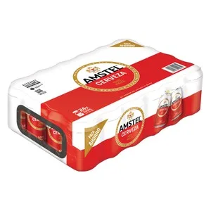 Amstel 100 % Malta Cervezas Rubias Pack 24 Latas X 33 Cl. 7920 ML