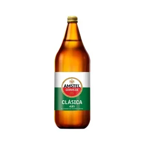 Amstel Clásica Cerveza Botella de 1 L. 1000 ML