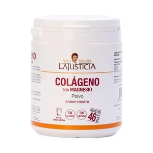 ANA Maria Lajusticia® Colágeno con Magensio en Polvo, de Fácil Disolución y Sabor Neutro 350 G.