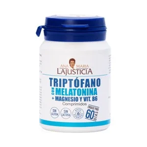 ANA Maria Lajusticia® Complemento Alimenticio a Base de Triptógano, Melatonina, Magnesio y Vitamina B6 60 Uds.