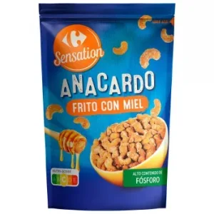 Anacardo Frito con Miel Sensation Carrefour 125 G.