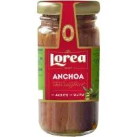 Anchoa del Cantabrico en Aceite de Oliva Lorea, Frasco 55 G