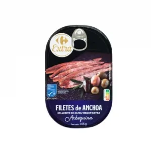 Anchoa del Cantábrico Extra Carrefour 55 G.