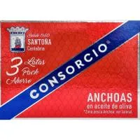 Anchoa en Aceite de Oliva Consorcio, Pack 3x29 G