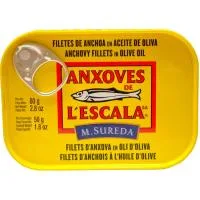 Anchoa en Aceite de Oliva Dingley 80/50 L'escala, Lata 50 G