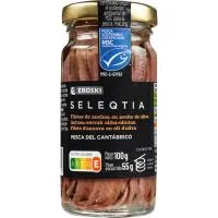 Anchoa en Aceite de Oliva Eroski Seleqtia, Frasco 55 G