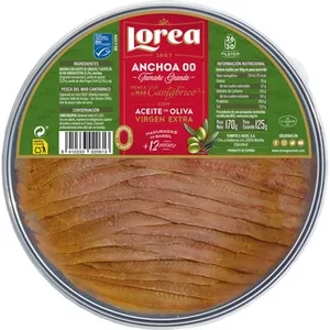 Anchoas "00" con Aceite de Oliva Virgen Extra Lorea