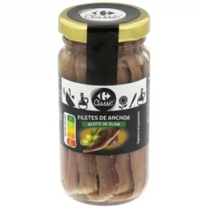 Anchoas en Aceite de Oliva Classic Carrefour 55 G.