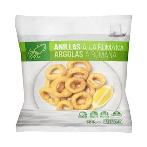 Anillas de Pota a la Romana Hacendado Ultracongeladas 0.5 KG