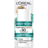 Fluido Antimanchas Tono Claro L`oreal Bright Reveal, Bote 50 Ml
