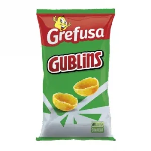 Aperitivo de Maíz Sabor Barbacoa Gublins Grefusa sin Gluten 135 G.