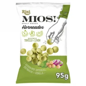 Aperitivo de Maíz Sabor Tomillo y Limón Risi Mios! sin Gluten 95 G.